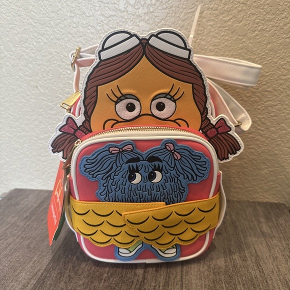 Loungefly Handbags - Loungefly McDonalds Birdie the Early Bird Crossbuddies Crossbody Bag W/ Coin Bag